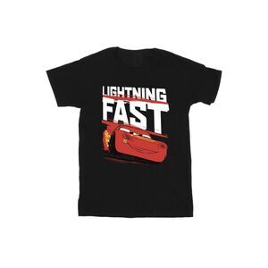 Cars Boys Lightning Fast Cotton T-Shirt / Black